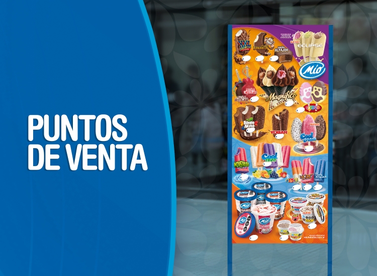 Puntos de Venta Mío Helados